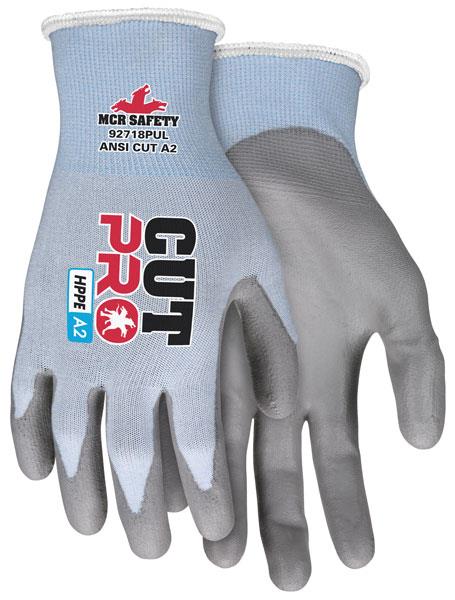 MCR CUT PRO HPPE A2 PU PALM COAT - Cut Resistant Gloves